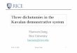Three dichotomies in the Kavalan demonstrative systemhj3/pub/Kavalan demonstratives.pdf · Three dichotomies in the Kavalan demonstrative ... • All nominal demonstratives can 