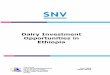 Dairy Investment Opportunities in Ethiopia Final … · SNV Netherlands Development Organisation Study on Dairy Investment Opportunities in Ethiopia, 2008 i TABLE OF CONTENTS EXECUTIVE