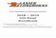 LHS Band Handbook 2.lawless revisions.05.07.2014€¦ · Brass, Woodwind, and Percussion Members ... What forms do I need to complete for my student to march? The Lanier Marching