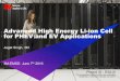 Advanced High Energy Li-Ion Cell for PHEV and EV Applications · Advanced High Energy Li-ion Cell for PHEV and EV Applications Jagat Singh, 3M 3M-EMSD. June 7 th 2016 ... Project