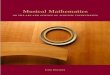 Musical Mathematics: Look Inside - Chrysalis Foundationchrysalis-foundation.org/Musical_Mathematics_Look_Inside.pdf · Musical Mathematics: ... I Human perception of the harmonic
