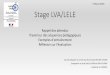 5 février 2018 Stage LVA/LELE - pedagogie.ac-limoges.frpedagogie.ac-limoges.fr/esp/IMG/pdf/Stage_LVALELE_Version_Site.pdf · Les documents ajoutés par les candidats de LVA et de