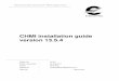 CHMI installation guide version 13.5 - Eurocontrol · Directorate Network Management EUROCONTROL CHMI installation guide version 13.5.4 Edition No. : 13.501 Edition Issue Date : 30