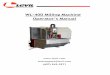 WL-400 Milling Machine Operator’s Manual - Zacobria · WL-400 Milling Machine … Operator’s Manual . ... make sure to use the FANUC Post-processor or HASS ... Cutting Feed %