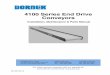 4100 Series End Drive Conveyors - Conveyor Solutions · Installation, Maintenance & Parts Manual . Dorner Mfg. Corp. 2 851-021 Rev. Q 4100 Series End Drive Conveyors Table of Contents