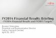 FY2014 Financial Results Briefing - Fujitsu Global · FY2013 65.2 35.5 54.1% 1,473.37 ... Intensification of cost and quality management ... Expanding sales of Image filing solution