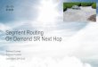 Segment Routing On Demand SR Next Hop - cisco.com · Segment Routing On Demand SR Next Hop Bertrand Duvivier Principal Engineer CKN, March 29th 2016