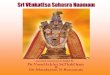 sadagopan Sahasranamam.pdf · 108 NaamAs of the Lord from VarAha PurANam is recited and the second bell is rung to get ready for the first of the two Sarva Darsanam (7.30 A.M to