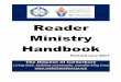 Reader Ministry Handbook - Diocese of Canterbury · Welcome to this revised edition of the Diocesan Reader Ministry Handbook. ... provides a picture of the ministry of Readers in