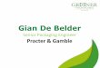 Gian De Belder - Greener Packaging · Lenor Pampers Pantene ... P&G is looking for connections against the following ... Gian De Belder Temselaan 100 B-1853 Strombeek-Bever