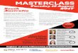 MASTERCLASS - Bible Society Australia · Masterclass is a one-day event for Christian students in Years 10 and 11. Three highly engaging speakers aim to inspire the next generation