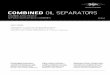 COMBINED OIL SEPARATORS - bitzer.de · two parallel sekundary oil separators disposed downstream, the combined ... Suction gas filter Control valve Solenoid valve Check valve Shut-off