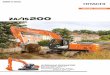 ZAXIS-5 series - CablePrice · ZAXIS-5 series HYDRAULIC EXCAVATOR ... Operating Weight ZX200-5B : 20 200 - 20 900 kg / ZX210LC-5B : 20 800 - 21 800 kg ... every Hitachi machine