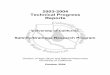 2003-2004 Technical Progress Reports - ciwr.ucanr.educiwr.ucanr.edu/files/169922.pdf · 2003-2004 Technical Progress Reports University of California Salinity/Drainage Research Program