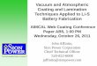 AIMCAL Web Coating Conference Paper AB5, 1:00 … · AIMCAL Web Coating Conference Paper AB5, 1:00 PM ... Outline of Presentation ... AIMCAL Paper AB5 10/26/11, John Affinito slide