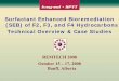 Surfactant Enhanced Bioremediation (SEB) of F2, F3, and F4 ... · New Innovative Process to Desorb F2, F3, and F4 Contaminants Making Them Bio-Available For Bioremediation Overview