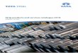 Strip products and services catalogue 2018 Metric Units · To meet your demand for quality, ... dimensions in metric units and performance. We offer: ... trouble-free processing