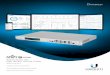 UniFi Security Gateway XG Datasheet - dl.ubnt.com · Build your high‑performance network with the UniFi® Security Gateway XG. Combining robust security features and advanced routing