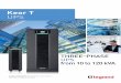 Keor T UPS - ups.legrand.com · global specialist in electrical and digital building infrastructures three-phase ups from 10 to 120 kva keor t ups