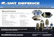Munitions - defence and security · Munitions IMT Defence manufactures a full range of munitions components ranging from 25mm to 155mm. imtdefence.com 347 King Street West Ingersoll,