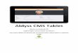 Ablyss CMS Tablet · Ablyss CMS Tablet Works on Android OS ... Log Off Resident Details ... It prompts users to complete Daily Care Assessments or Vitals for residents