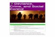 CHAPTER 7 | DEVIANCE, CRIME, AND SOCIAL CONTROL · PDF file• Define deviance and explain the nature of deviant behavior ... CHAPTER 7 | DEVIANCE, CRIME ... DEVIANCE, CRIME, AND SOCIAL