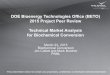 Technical Market Analysis for Biochemical Conversion ... · Technical Market Analysis for Biochemical Conversion . March 23, ... Survey and economic ... Technical Market Analysis