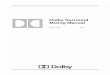 Dolby Surround Mixing Manual - .Dolby Surround Mixing Manual S98/11932/12280 ii Dolby Laboratories,