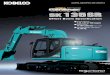 2 Offset Boom Speciﬁcation - Kobelco Excavators Offset Boom Speciﬁcation Bucket Capacity : 0.38, 0.50 m3 ISO heaped Engine Power: 74 kW/1,850 min-1 (ISO 14396) Operating Weight: