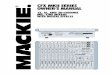 CFX MKII Series Owner's Manual - AVSTUDIO · PDF filecfx mkii series owner’s manual 12, 16, and 20-channel mic/line mixers with digital effects power on tip out to effects device