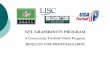 A Community Football Fields Program REQUEST … · NFL GRASSROOTS PROGRAM. A Community Football Fields Program. REQUEST FOR PROPOSALS (RFP)