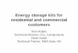 Energy storage kits for residential and commercial customerssolar-media.s3.amazonaws.com/assets/presentations/seuk2014... · Energy storage kits for residential and commercial customers