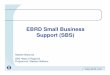 EBRD Small Business Support (SBS) - kombeg.org.rs MSP/SBS... · EBRD Small Business Support (SBS) ... Medium size enterprises, ... • Product management Environmental management: