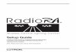 044-001d RadioRA Setup Guide - Lutron Electronics Install Guide.pdf · RadioRA ® Setup Guide FCC Information NOTE: This equipment has been tested and found to comply with the limits