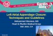 Left Atrial Appendage Closure: Techniques and Guidelinescardio-alex.com/forms/presentations/2016/Day 2/Lecture/8- MENA HRS... · Left Atrial Appendage Closure: Techniques and Guidelines