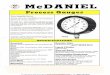 To order parts and items, go to …instrumentation.com/PDFs/mcdaniels_process_datasheet.pdf · familiar with American National Standard ASME B40.1, entitled Gauges, Pressure and Vacuum