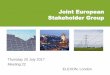 Joint European Stakeholder Group - National Grid plc · Joint European Stakeholder Group Thursday 20 July 2017 Meeting 22 ELEXON, London . Agenda ID Title Lead Time ... Channel DA/ID