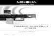 E INSTRUCTION MANUAL - Konica Minolta · E INSTRUCTION MANUAL 9224-2887-11 H-A108. 2 Thank you for purchasing the Minolta DiMAGE Scan Multi PRO.The DiMAGE Scan Multi PRO AF- ... Ultra