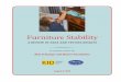 Furniture Stability - Kids In Danger · A research report by: ... has a standard in place to test furniture stability. However, furniture on the ... Industry -accepted furniture stability