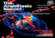 The Anesthesia - aaaa.memberclicks.net anesthesia record... · The Anesthesia Record ANESTHETIC MANAGEMENT FOR PATIENTS WITH TETRALOGY OF FALLOT Under New Management Cornerstone Communications