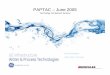 PAPTAC – June 2005 · PAPTAC – June 2005 Technology Comparison Seminar ... • Plants with Boiler Feed Water Problems ... (Optional) Backwash Clarification (w/Coagulation) Sea