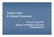Cancer Pain: A Clinical Overviewpcpr.pitt.edu/wp-content/uploads/2018/01/King-2018.pdf · 2018-03-12 · pain, head and neck cancer pain. ... Pain in Cancer Survivors: ... to prevent