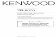 AUDIO VIDEO SURROUND RECEIVER ENGLISH VR …manual.kenwood.com/files/B60-5453-00.pdf · 5EN ENGLISH Before applying the power Special features True home theater sound This receiver