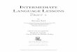 INTERMEDIATE LANGUAGE LESSONS - … · Many exercises to increase the pupil’s vocabulary. The ... Welcome to the Living Books Press edition of Intermediate Language Lessons by 