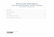 Personal Genetics - MassBioEd · Personal Genetics: PCR Determination of PTC Tasters Introduction ... PCR amplification of genomic DNA from this region of the beta-globin gene and