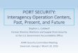PORT SECURITY: Interagency Operation Centers, Past…aapa.files.cms-plus.com/SeminarPresentations/2015Seminars... · PORT SECURITY: Interagency Operation Centers, Past, Present, and