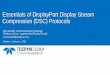 Essentials of DisplayPort Display Stream Compression … · Essentials of DisplayPort Display Stream Compression (DSC) ... Scrambler Scrambler Scrambler Encoder ... to the method