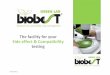 The facility for your Side effect & Compatibility testing · Why Biobest Green Lab? Green Lab offers producers of crop protection products (chemical and biological) ... Biobest Green