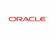  - Oracle ·  ... OlM t – R i h FTP t l tRemove unsecure serv ices suc h as FTP , ... (TLS) v1 • What strong cipher suites