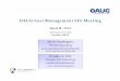 OAUG Cost Management SIG Meeting - Volz Consulting OAUG Cost Mgmt... · OAUG Cost Management SIG Meeting April 10, 2013 Wednesday 8:15 AM Session 13095 Joe D. VanWagner ... Oracle